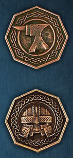 LEGENDARY COINS - Forged Dwarven Coin Copper (1stk)