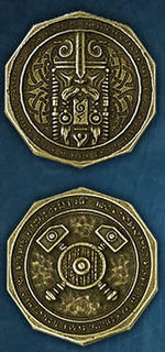 LEGENDARY COINS - Forged Dwarven Coin Gold (1stk)