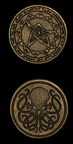 LEGENDARY COINS - Cthulhu Coin Gold (1stk)