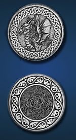 LEGENDARY COINS - Dragon Coin Silver (1stk)