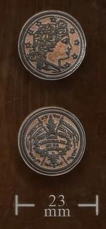 LEGENDARY COINS - Napoleonic Coin Copper (1 stk)