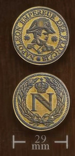 LEGENDARY COINS - Napoleonic Coin Gold (1 stk)