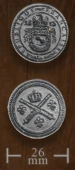 LEGENDARY COINS - Napoleonic Coin Silver (1 stk)