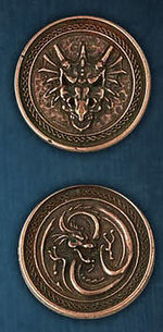 LEGENDARY COINS - Forged Dragon Copper (1stk)