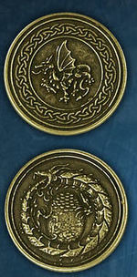 LEGENDARY COINS - Forged Dragon Coin Gold (1stk)
