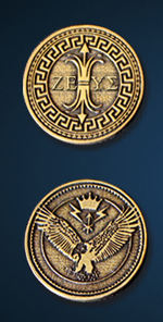 LEGENDARY COINS - Greek Mythology Gold (1stk)