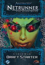 ANDROID NETRUNNER LCG DRAFT - Cyber War Draft Starter (POD) - KRÆVER DRAFT RUNNER- ELLER CORPORATION PACK! - TILBUD (så længe lager haves, der tages forbehold for udsolgte varer)