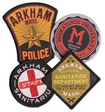 LOVECRAFT - CALL OF CTHULHU - Arkham Municipal Patch Set