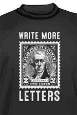 T-SHIRTS - LOVECRAFT - CALL OF CTHULHU - Write More Letters (XL)