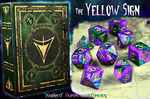 TERNINGER - ELDER DICE - Yellow Sign of Hastur (9)