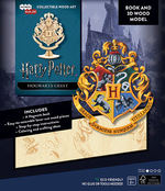 INCREDIBUILDS - 3D WOOD MODEL AND BOOK - Harry Potter Hogwarts Crest