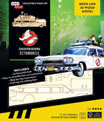 INCREDIBUILDS - 3D WOOD MODEL AND BOOK - Ghostbusters Ectomobile