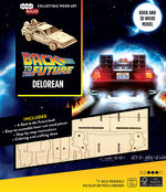 INCREDIBUILDS - 3D WOOD MODEL AND BOOK - Back To The Future Delorean