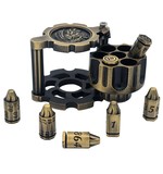 TERNINGER - MYSTERY DICE GOBLIN - Fidget Metal Revolvers with Bullet Dice - Brass