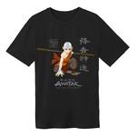 T-SHIRTS - AVATAR THE LAST AIRBENDER - Aang in Knee Bend Pose (L)