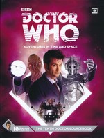 DOCTOR WHO - ADVENTURES IN TIME AND SPACE - Tenth Doctor Sourcebook Hardcover (incl. PDF) - TILBUD (så længe lager haves, der tages forbehold for udsolgte varer)