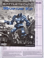 BATTLETECH NY UDGAVE - Warfare Kit