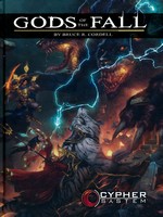 CYPHER SYSTEM - Cypher System RPG - Gods of the Fall Hardcover - TILBUD (så længe lager haves, der tages forbehold for udsolgte varer)