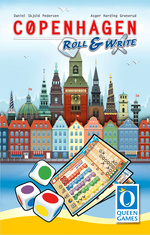 COPENHAGEN - DANSK - Copenhagen Roll & Write (Engelsk, Hollandsk, Fransk og Tysk) - TILBUD (så længe lager haves, der tages forbehold for udsolgte varer)