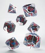 TERNINGER - CLASSIC RPG - Translucent & Blue-Red (7)