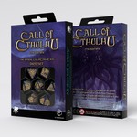 TERNINGER - CALL OF CTHULHU LIMITED - Blue Green & Gold Dice Set (6)