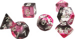 TERNINGER - SIRIUS RPG DICE - Pink, Clear, Black Resin (8)