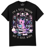 T-SHIRTS - TCH - Book Dragon (Black)(S)