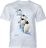 T-SHIRTS - THE MOUNTAIN - CHILDRENS SIZES - Gentoo Penguins (CL)