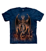 T-SHIRTS - THE MOUNTAIN - Anne Stokes Dragon Warrior (S)