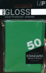 SLEEVES - Green Solid 50ct DP Pack