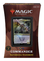 MAGIC THE GATHERING - Strixhaven - School of Mages Silverquill Statement Commander Deck