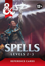 DUNGEONS & DRAGONS 5TH EDITION REVISED EXPANDED - REFERENCE CARDS - Spells 2-3