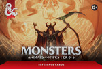 DUNGEONS & DRAGONS 5TH EDITION REVISED EXPANDED - REFERENCE CARDS - Monsters Animals and NPCS