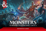 DUNGEONS & DRAGONS 5TH EDITION REVISED EXPANDED - REFERENCE CARDS - Monsters Fearsome and Ferocious